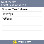 My Wishlist - ranfree4ka