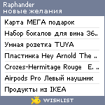 My Wishlist - raphander