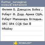 My Wishlist - rattus_norvegicus