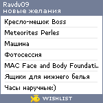 My Wishlist - ravdv09