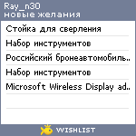 My Wishlist - ray_n30