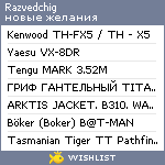 My Wishlist - razvedchig