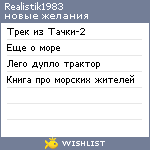 My Wishlist - realistik1983