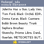 My Wishlist - redangel_julia