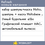 My Wishlist - refresh