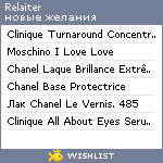 My Wishlist - relaiter