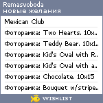 My Wishlist - remasvoboda