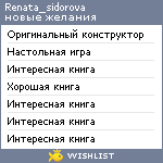 My Wishlist - renata_sidorova