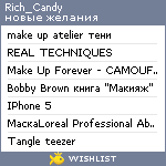 My Wishlist - rich_candy