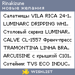 My Wishlist - rinakizune