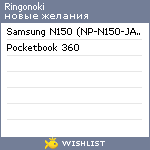 My Wishlist - ringonoki
