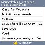 My Wishlist - rinuschkeburg_detected