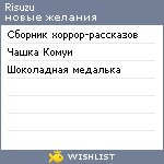 My Wishlist - risuzu