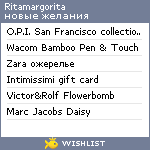 My Wishlist - ritamargorita