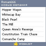 My Wishlist - roman666