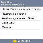 My Wishlist - rynxxxa