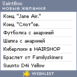 My Wishlist - saintboo