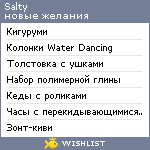 My Wishlist - salty0861