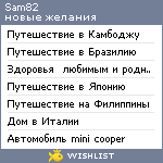 My Wishlist - sam82