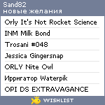 My Wishlist - sand82