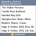 My Wishlist - sasha_zhukova