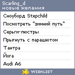 My Wishlist - scarling_d