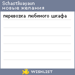 My Wishlist - schastlivayavn