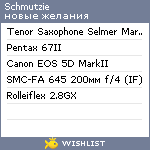 My Wishlist - schmutzie