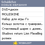 My Wishlist - schuldichsz