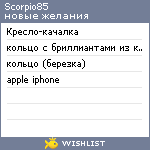 My Wishlist - scorpio85