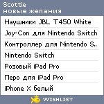 My Wishlist - scottie