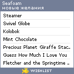 My Wishlist - seafoam