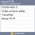 My Wishlist - semenoff90