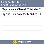 My Wishlist - semicvetik25
