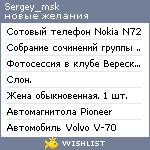 My Wishlist - sergey_msk