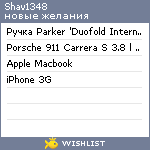 My Wishlist - shav1348