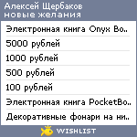 My Wishlist - shcherbakov