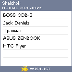 My Wishlist - shelchok