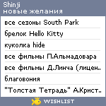 My Wishlist - shinjimizui