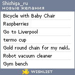 My Wishlist - shishiga_ru