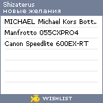 My Wishlist - shizaterus