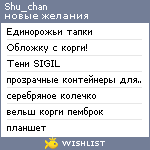 My Wishlist - shu_chan