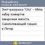 My Wishlist - shubaizkrota