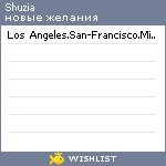 My Wishlist - shuzia