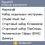 My Wishlist - sigvat13