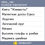 My Wishlist - simo_ren