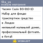 My Wishlist - ska_ya