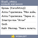 My Wishlist - skaz0_o4nica