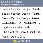 My Wishlist - skiesarefalling