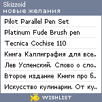 My Wishlist - skizzoid